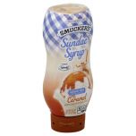 Smucker's Sundae Syrup Sugar Free Caramel Flavored Syrup, 19.25 Ounces