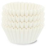 Great Value Mini Cupcake Liners, White, 100 Count