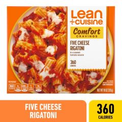 Lean Cuisine Favorites Five Cheese Rigatoni Microwavable Meals for Lunch or Dinner, 10 oz (Frozen)