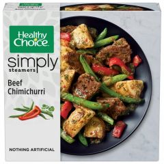 Healthy Choice Simply Steamers Beef Chimichurri, Frozen Meal, 9 oz Bowl (Frozen)