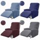 4pcs Waterproof Milk Silk Armchair Slipcover With Pocket, Non-slip Sofa Cover, Furniture Protector For Bedroom Office Living Room Home Decor