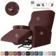 4pcs/set Jacquard Recliner Sofa Cover, Single Seat Elastic Relaxing Reclining Chair Cover, Relax Armchair Cover Furniture Protector, For Living Room Bedroom Office Decor