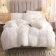 3pcs Multicolor Plush Duvet Cover Set - Soft And Warm Bedding For Bedroom, Guest Room, And Dorm Decor