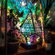 1pc Bohemian Lamp Starry Sky 3D Prismatic Lamp Decorative Rainbow Polar Star Projection USB Charging Crystal Lights For Bedroom