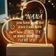 1pc Nana Gifts, Engraved Night Light, Birthday Christmas Mothers Day Gifts For Nana, Grandma, Grammy, Grandmother