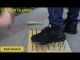 Women's High Top Work Shoes, Steel Toe Breathable Wear-resistant Sneakers, Lightweight Industrial Working Shoes