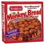 Bridgford Foods Frozen Heat and Serve Cinnamon Pull-Apart Monkey Bread, 16 Ounces