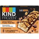 KIND Frozen Dark Chocolate Peanut Butter Treat, Creamy Plant-Based Bars, 1.6 fl oz, 5 ct