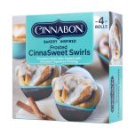 Cinnabon Frosted Cinnasweet Swirls, 9.6 oz, 4 Servings