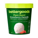 bettergoods Plant-Based Strawberry Oatmilk Non-Dairy Frozen Dessert, 16 fl oz
