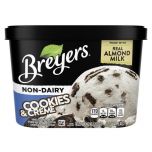 Breyers Non-Dairy Cookies & Creme Frozen Dessert Oat Milk, 48 oz 1 Count