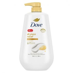 Dove Dryness Relief Long Lasting Gentle Women's Body Wash, Jojoba Oil All Skin, 30.6 fl oz