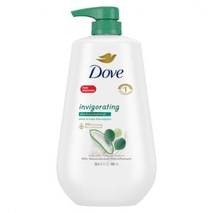 Dove Invigorating Long Lasting Gentle Women's Body Wash Aloe & Eucalyptus All Skin Type, 30.6 fl oz