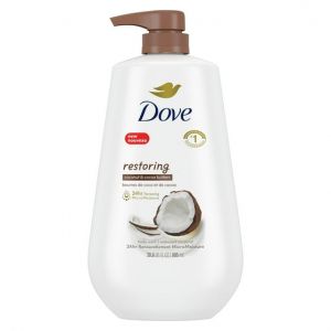 Dove Restoring Gentle Women's Body Wash All Skin Type, Coconut & Cocoa Butter, 30.6 fl oz