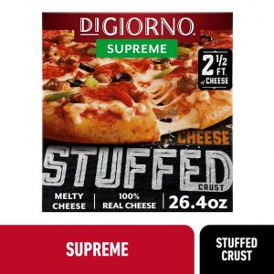 DiGiorno Frozen Pizza, Supreme Original Stuffed Crust Pizza with Marinara Sauce, 26.4 oz (Frozen)