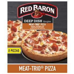 Red Baron Meat Trio Deep Dish Personal Pizza, 11.2 oz