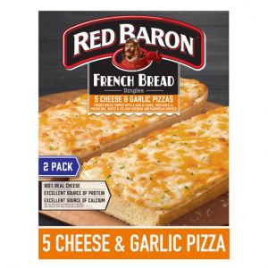 Red Baron Five Cheese and Garlic French Bread Personal Frozen Pizza, 8.8 oz