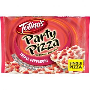 Totino's Party Pizza, Triple Pepperoni, Frozen Snacks, 1 Ct, 10.2 oz