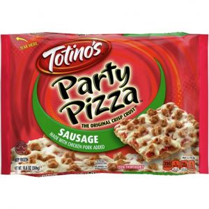 Totino's Party Pizza, Sausage, Frozen Snacks, 2 Servings, 1 ct
