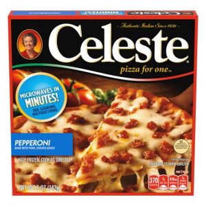 Celeste Thin Crust Pepperoni Microwaveable Frozen Pizza, 5 oz (Frozen)