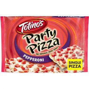 Totino's Party Pizza, Pepperoni, Frozen Snacks, 1 Ct, 10.2 oz
