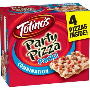 Totino's Party Pizza, Combination, Frozen Snacks, 4 Ct, 42.8 oz