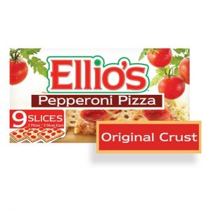 Ellio's Original Crust Pepperoni Pizza, 100% Real Cheese, 18.9oz, 9 Count, Frozen