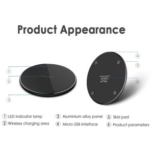 20W Wireless Charger for iPhone 11 Xs Max X XR 8 Plus 10W Fast Charging Pad for Ulefone Doogee Samsung Note 9 Note 8 S10 Plus