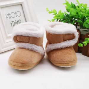 Baywell Winter Warm Newborn Toddler Boots 1 Year baby Girls Boys Shoes Soft Sole Fur Snow Boots 0-18M