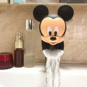 Disney kids water tap Faucet Extender Water Saving silicone Faucet Extension Tool Help Children Washing hand water tap extender