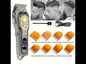 Dragon Pattern Electric Hair Clipper - Professional Salon Grade Clipper For Home Hair Styling - USB Charging For Easy Use And Portability