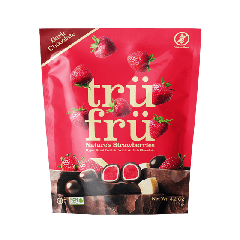 Tru Fru Dark Chocolate Dipped Freeze-Dried Strawberries, 4.2oz