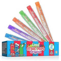 Otter Pops, Giant Original 5.5oz, 27 Ice Pops, Six Zippy Flavors (Pack of 2)