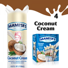 Mamita's Homemade Style Coconut Cream Ice Pop , 16 fl oz, 4 Count