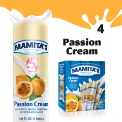 Mamita's Homemade Style Passion Cream Ice Pop , 16 fl oz, 4 Count