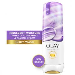 Olay Indulgent Moisture Body Wash for Women, Notes of Elderberry, for All Skin Types, 20 fl oz