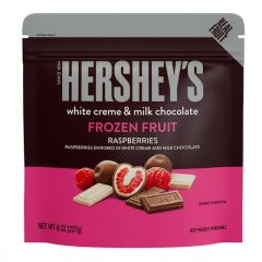 Hershey's Raspberries in White Creme & Milk Chocolate, 8 oz (Frozen)