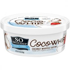 So Delicious Dairy Free Original CocoWhip, Vegan, 9 oz Tub (Frozen)