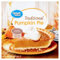 Great Value Traditional Pumpkin Pie, 36 oz (Frozen)