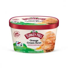 Turkey Hill Orange Cream Swirl Premium Ice Cream, 46 fl oz