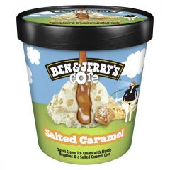 Ben & Jerry's Non-GMO Core Salted Caramel Sweet Cream Ice Cream, 1 Pint