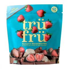 Tru Fru Natures Strawberries Frozen Fresh in White & Milk Chocolate