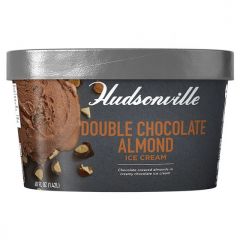 Hudsonville Double Chocolate Almond Ice Cream, Single Pack, 48 fl oz