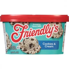 Friendly's Rich and Creamy Cookies and Cream Ice Cream Tub - 1.5 Quart