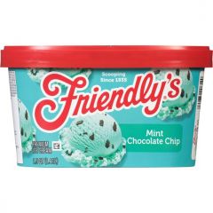 Friendly's Mint Chocolate Chip Ice Cream Tub - 1.5 Quart