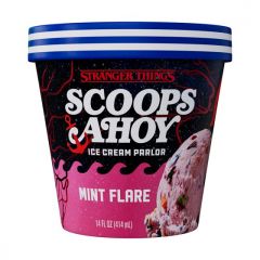 Scoops Ahoy Mint Flare Ice Cream, Stranger Things Netflix, 14 fl oz (Frozen)