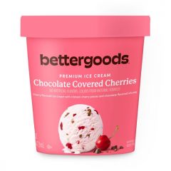 bettergoods Chocolate Covered Cherries Premium Ice Cream, 16 fl oz