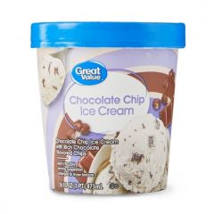 Great Value Chocolate Chip Ice Cream, 16 fl oz