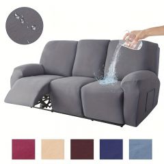 8pcs Cool Summer Waterproof Milk Silk Sofa Slipcover, Furniture Protector For Bedroom Office Living Room Home Decor