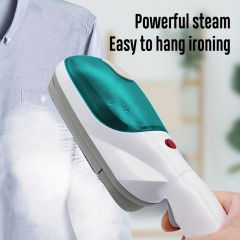 1pc travel steamer, Electric Handheld Steam Iron, Travel Size Compact Mini Professional Handheld Garment Steam Iron W/ Cloth Brush Crease Dual Tool Accessory, Powerful Penetrating Steam Removes Wrinkles, Perfect For Home, Office And Travel Use